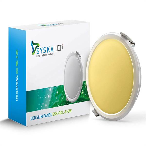 Buy Syska Rdl Watt Round Led Slim Downlight Yellow Online At Best Price